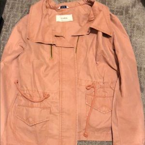 Orange utility coat